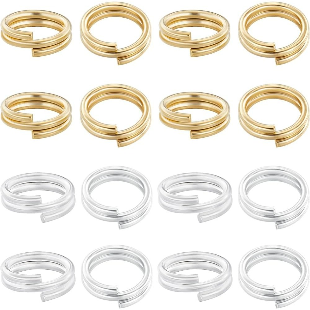 1 Box 80Pcs Split Jump Ring 24 - огляд і ціна Jewelry Making Silver