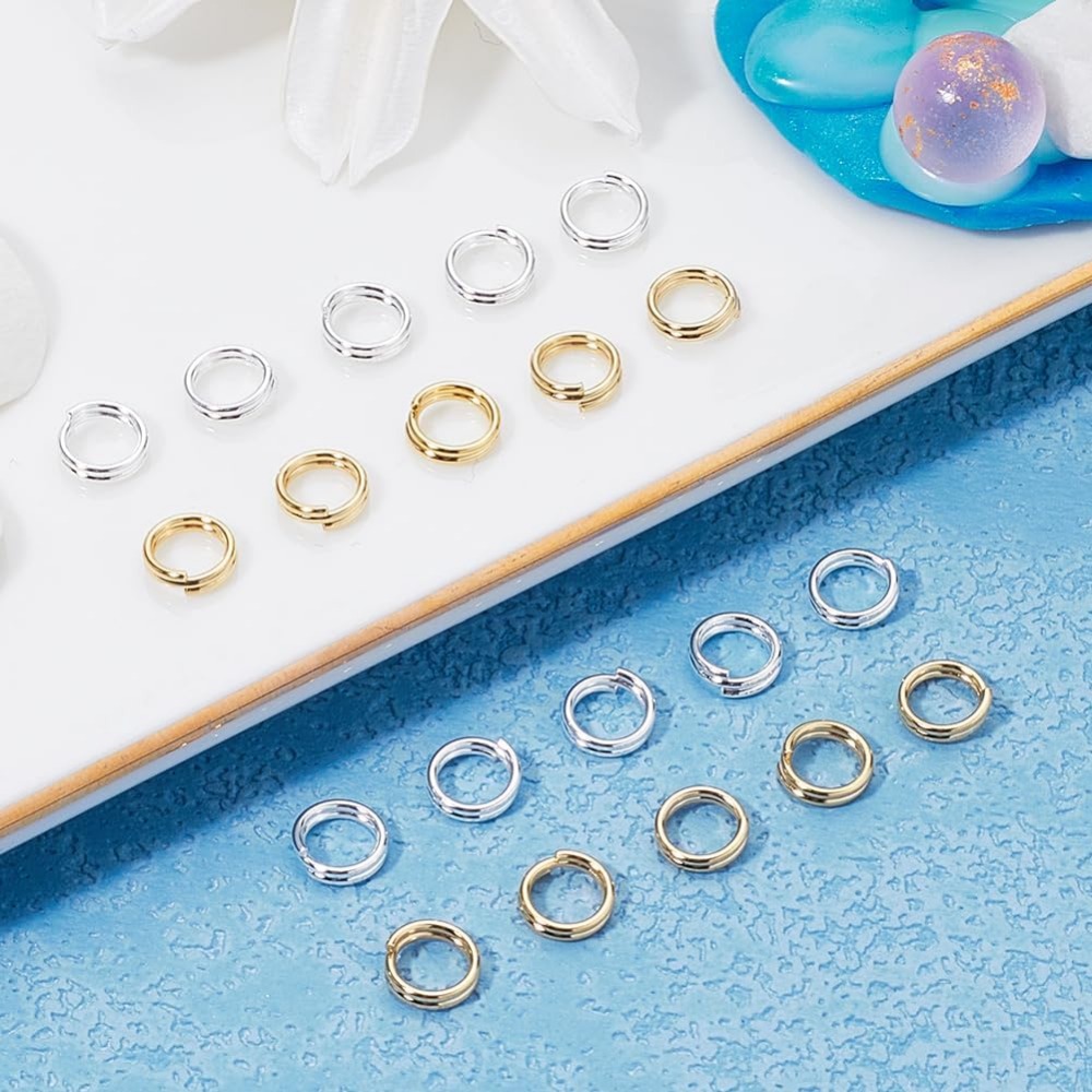 1 Box 80Pcs Split Jump Ring 24 - огляд і ціна Jewelry Making Silver