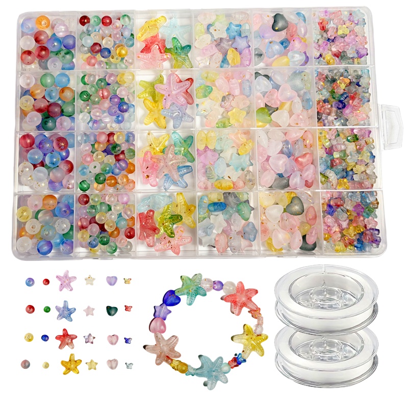 7-19mm 825pcs Matte Gradient L - огляд і ціна Jewelry Making Box