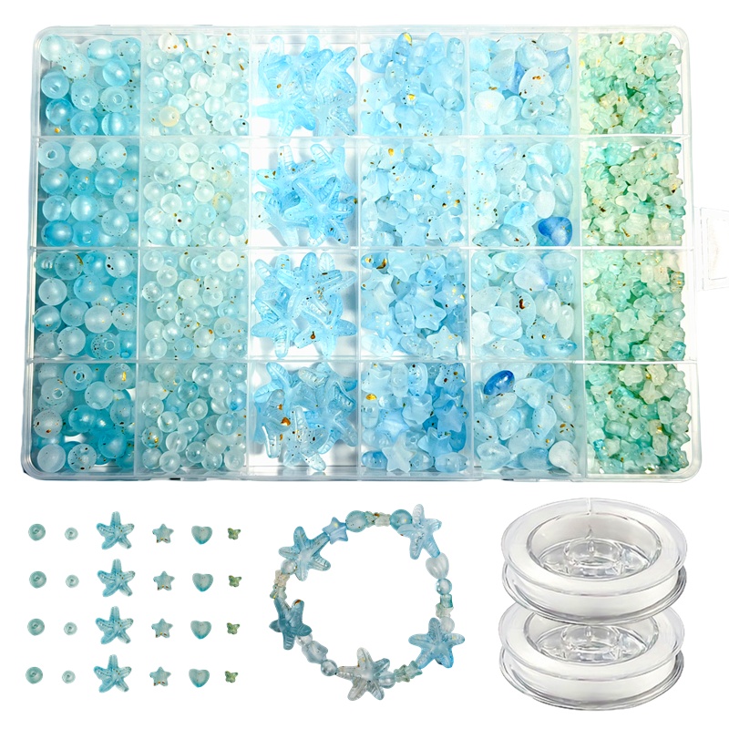 7-19mm 825pcs Matte Gradient L - огляд і ціна Jewelry Making Box