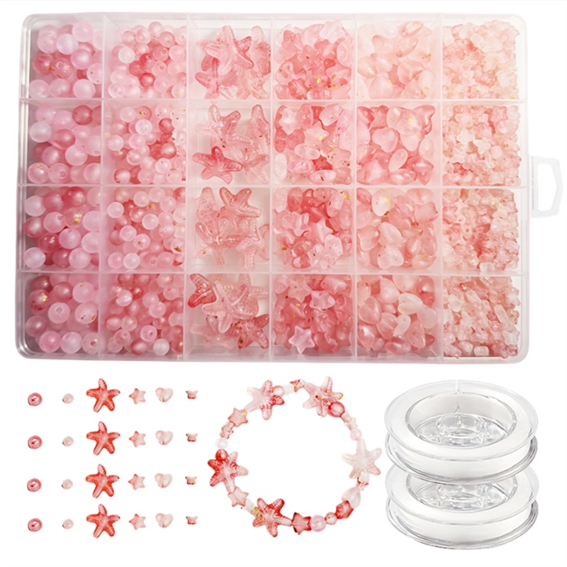 7-19mm 825pcs Matte Gradient L - огляд і ціна Jewelry Making Box