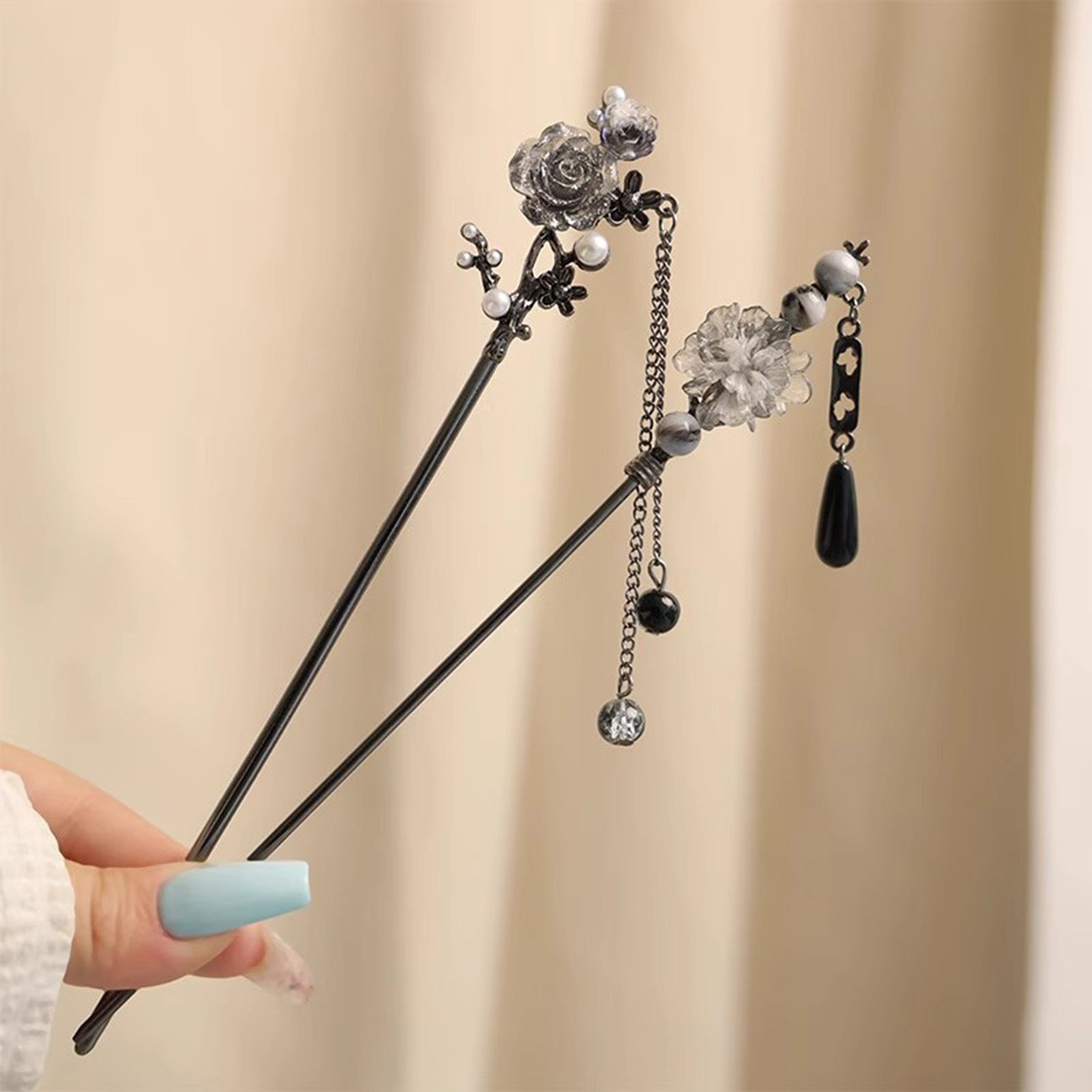 Elegant Flower Hair Sticks For - огляд і ціна Jewelry Making With Beads