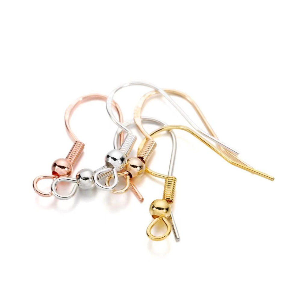 Gold Plated Earring Hooks 100P - огляд і ціна Jewelry Making Earrings