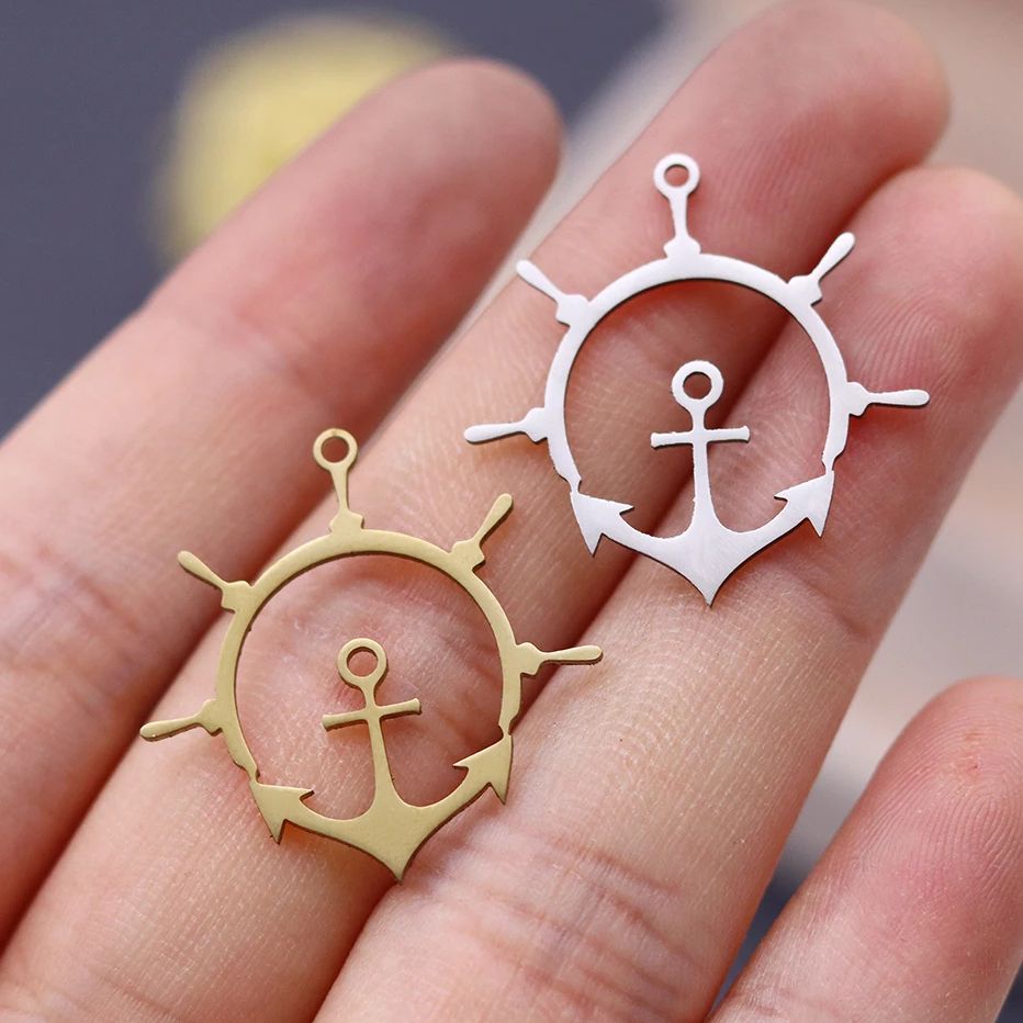 3pcs Compass Anchor Cross Stai - огляд і ціна Jewelry Making Guide