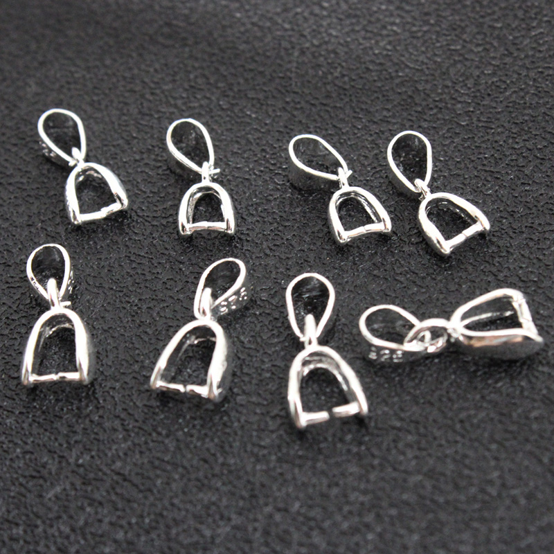 10Pcs 925 Stering Silver Plate - огляд і ціна Jewelry Making Silver