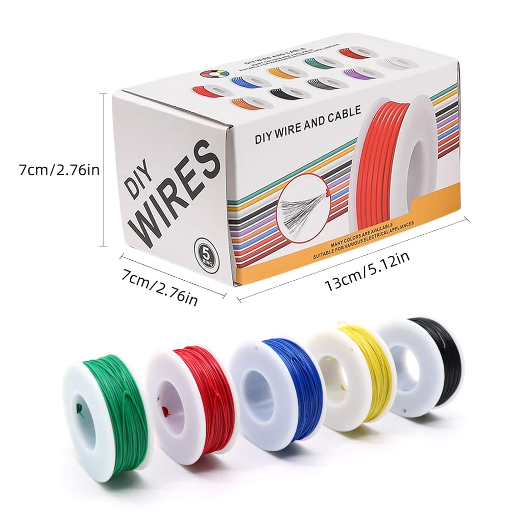 20-24AWG Electric Wire Flexibl - огляд і ціна Wire 22 Gauge Copper