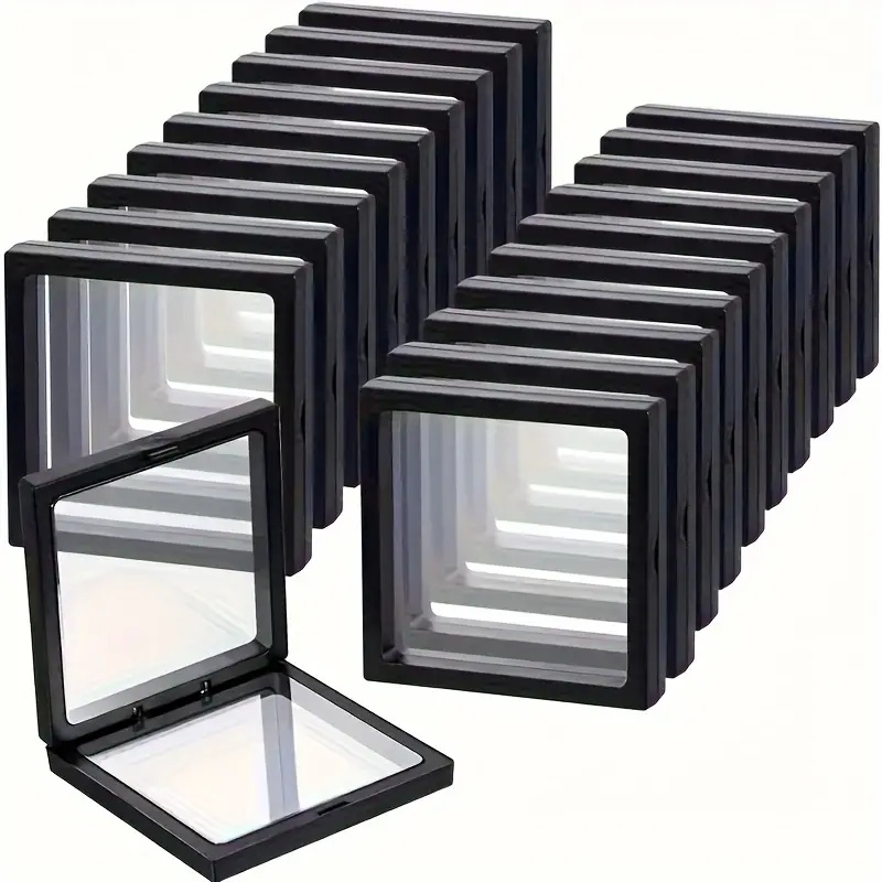 20Pcs Clearview 3D Floating Di - огляд і ціна Jewelry Making Box