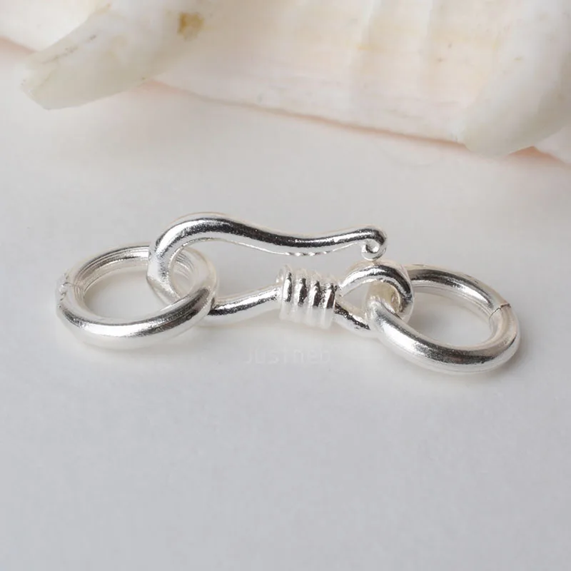 Sterling Silver S Hook & Eye F - огляд і ціна Jewelry Making Silver