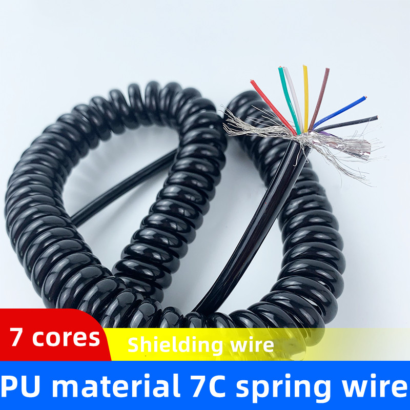 PUR spring wire shielding cabl - огляд і ціна Wire 22 Gauge Copper