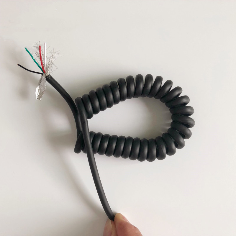 PUR spring wire shielding cabl - огляд і ціна Wire 22 Gauge Copper
