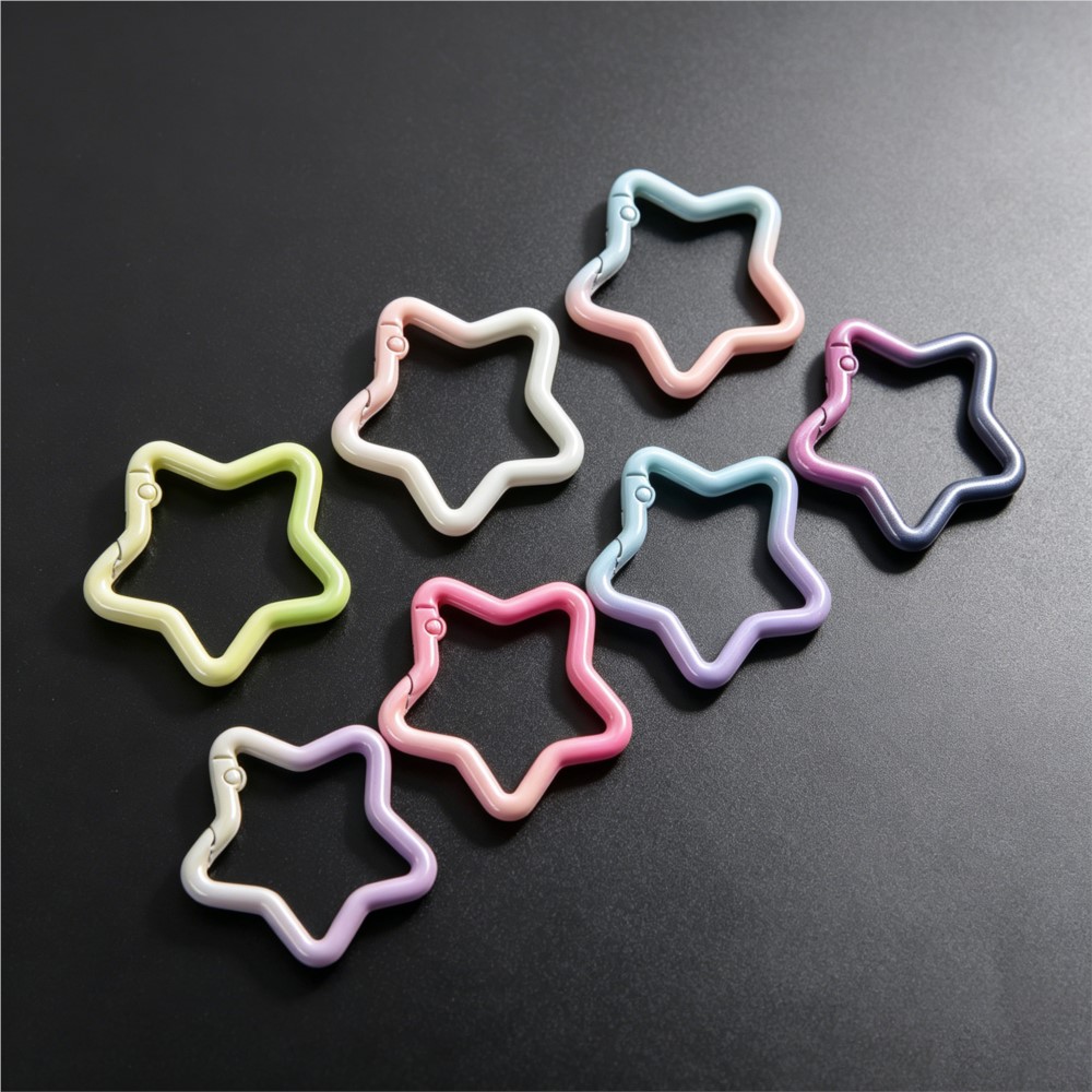 5PCS Gradient Star Shape Sprin - огляд і ціна Jewelry Making Ring Tool