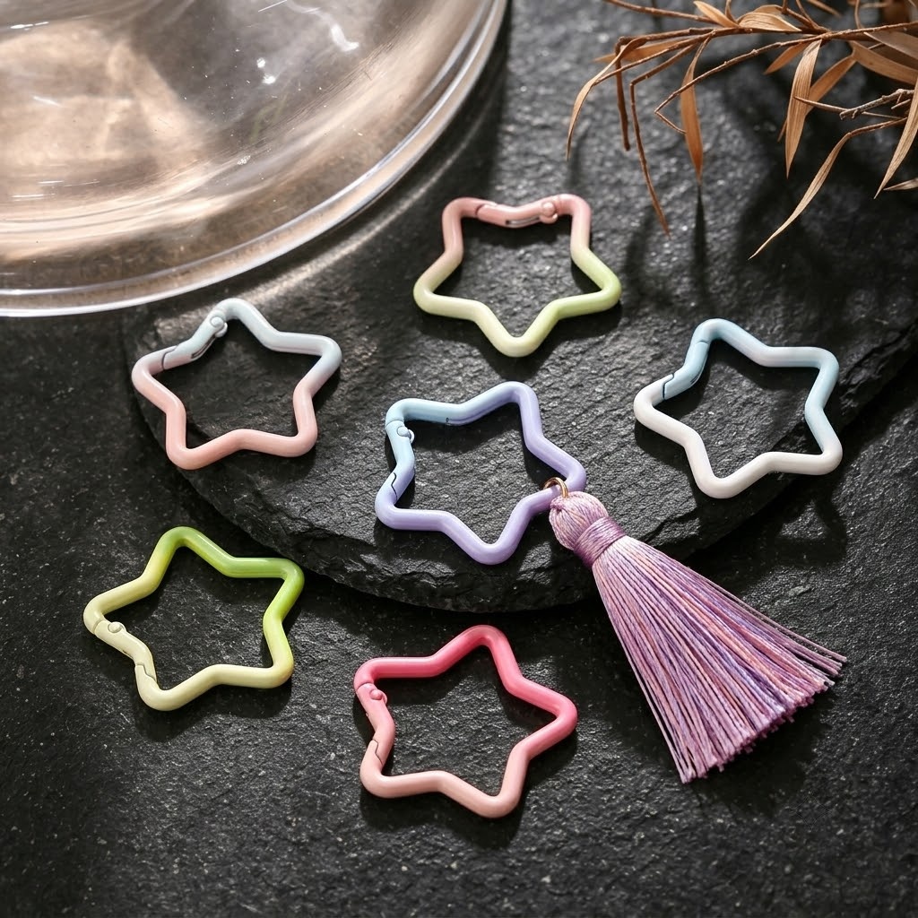 5PCS Gradient Star Shape Sprin - огляд і ціна Jewelry Making Ring Tool