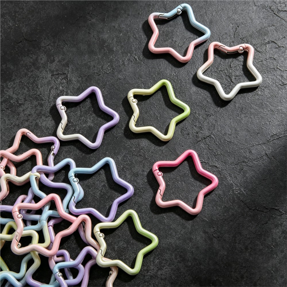 5PCS Gradient Star Shape Sprin - огляд і ціна Jewelry Making Ring Tool